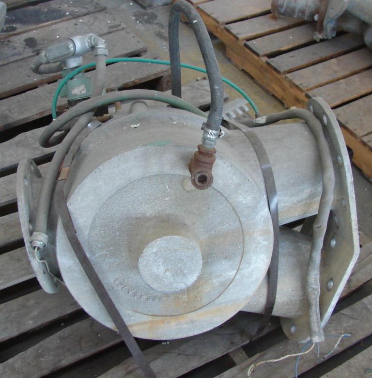 Valve 6 Sprout Waldron pneumatic diverter valve, 6  Aluminum