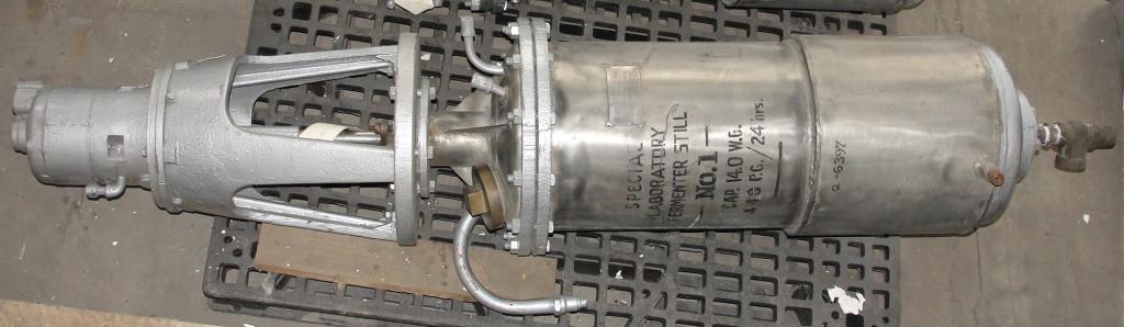 Distillation Column and Still 14 gallon Brighton Copper Works pot still 30 psi, Stainless Steel