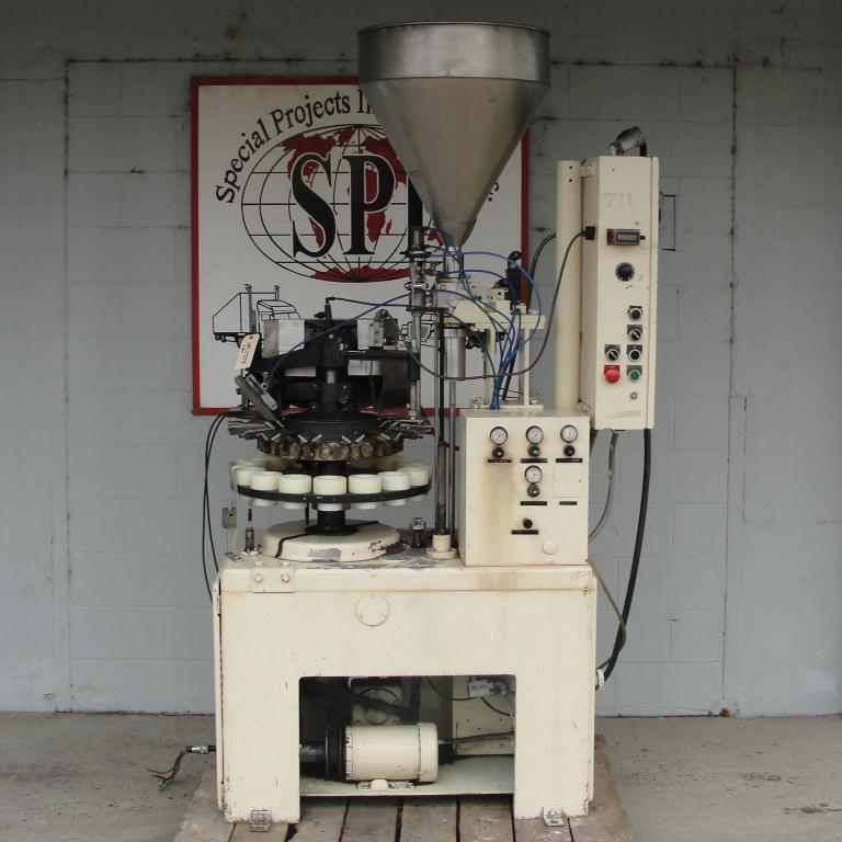 Filler single piston filling heads MRM Elgin tube filler model E