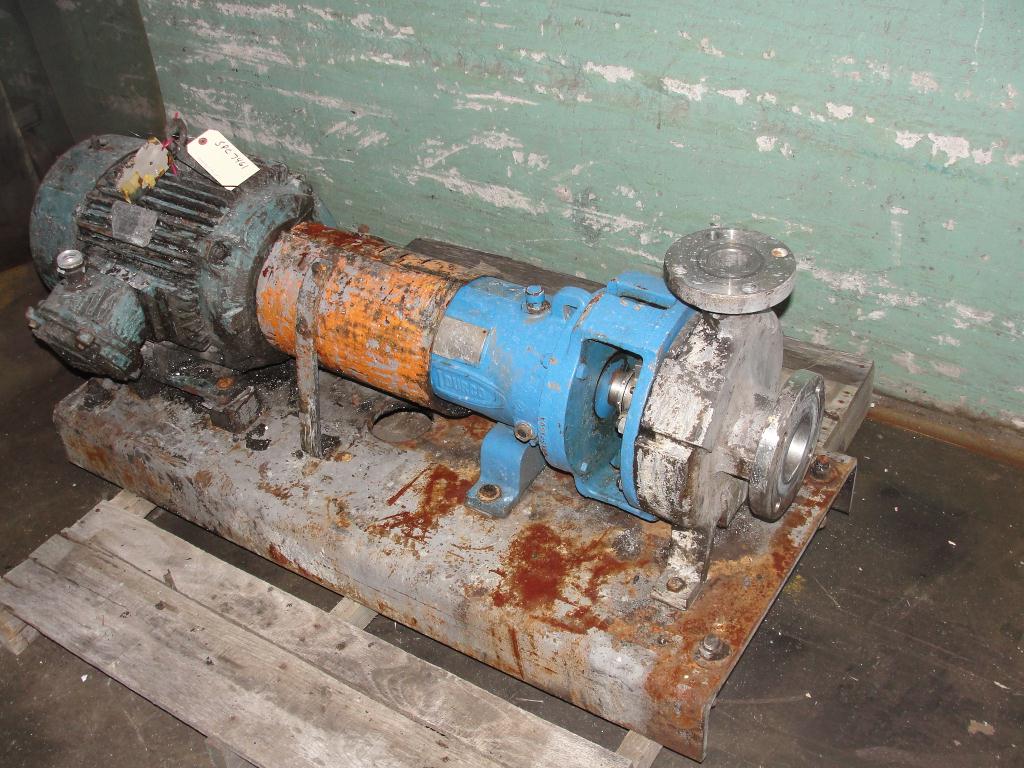 Pump 2K3x2-32/32 Durco centrifugal pump, 15 hp, 316 SS