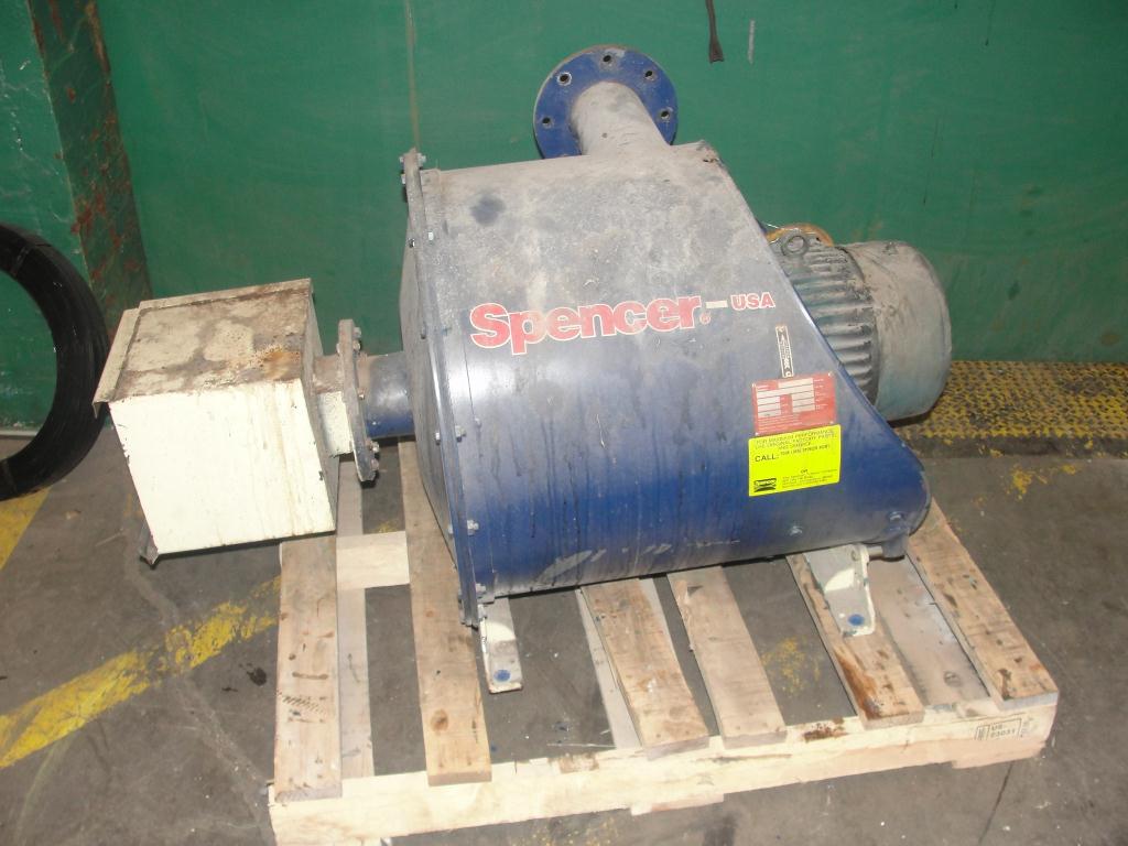 Blower 135 cfm multistage centrifugal blower, Spencer, 7.5 hp