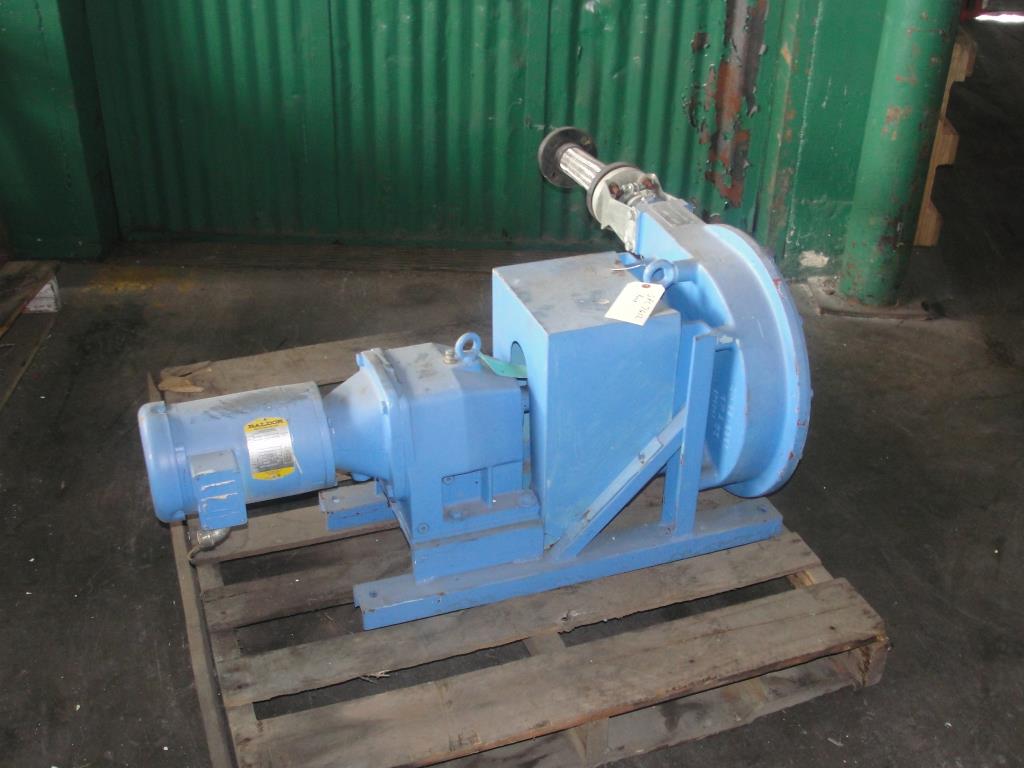 Pump 1 inlet Bredel Delden Holland positive displacement pump model Type SP 32, 1-1/2 hp, CS