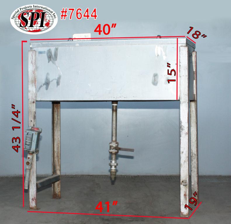 Miscellaneous Equipment bottle dump station Stainless Steel 21 holes, 19 x 41 x 43 1/4.