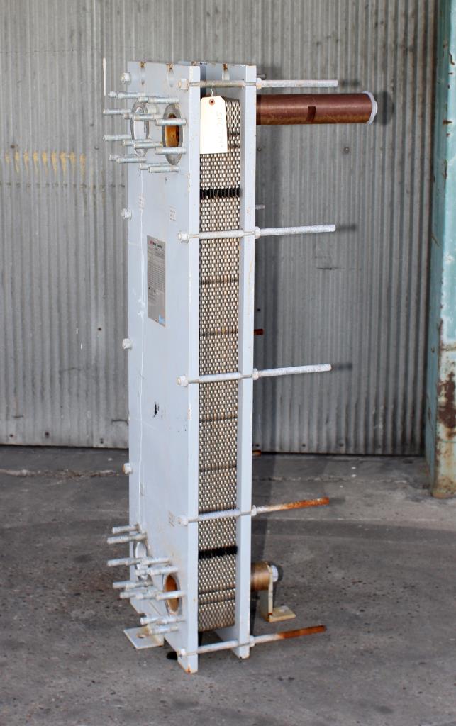 Heat Exchanger 84 sq.ft. API Schmidt plate heat exchanger, Stainless Steel Contact Parts