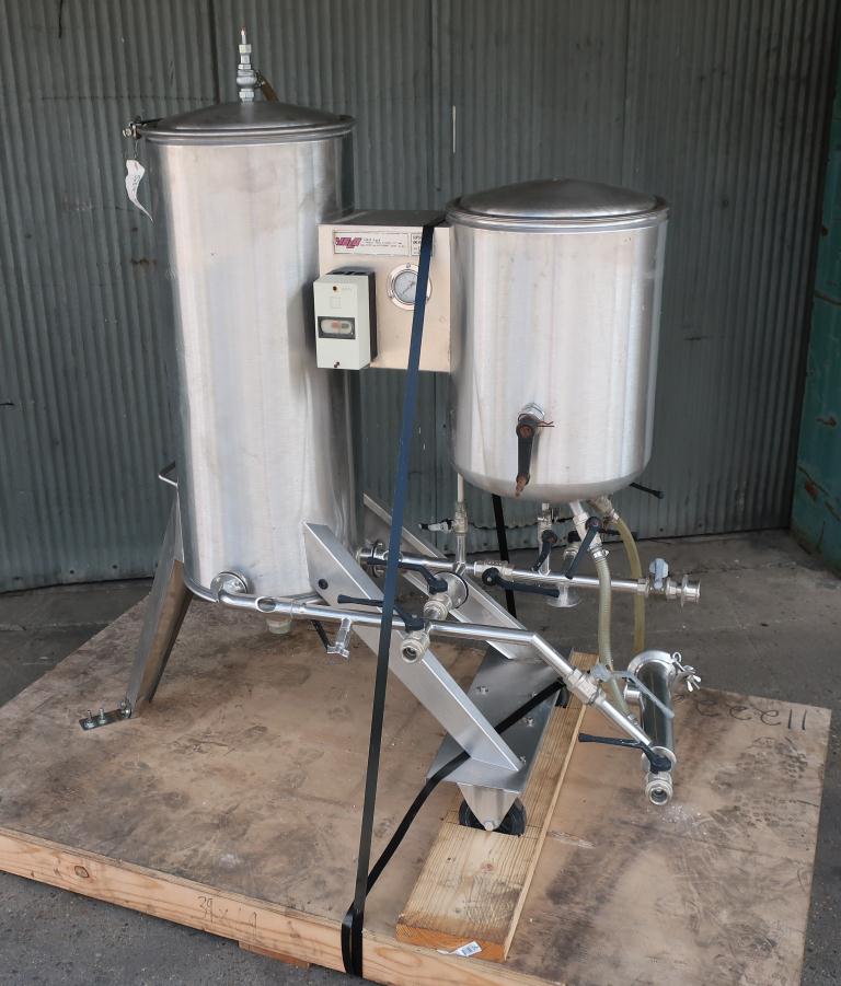 Filters 29 sq.ft. Velo S.p.a. pressure leaf filter model 0056, Stainless Steel
