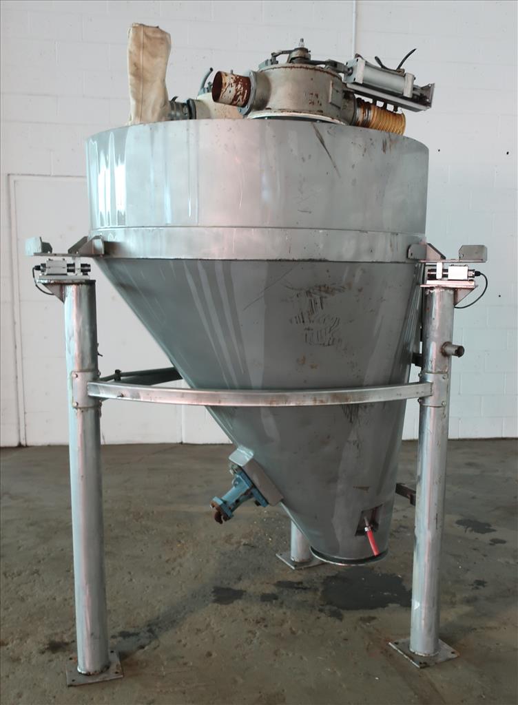 Bin Hopper Silo 45 cu.ft., bulk storage bin, Stainless Steel