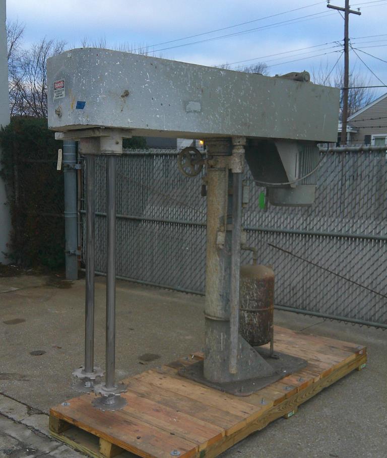Mixer and Blender 20 hp disperser, air over oil lift
