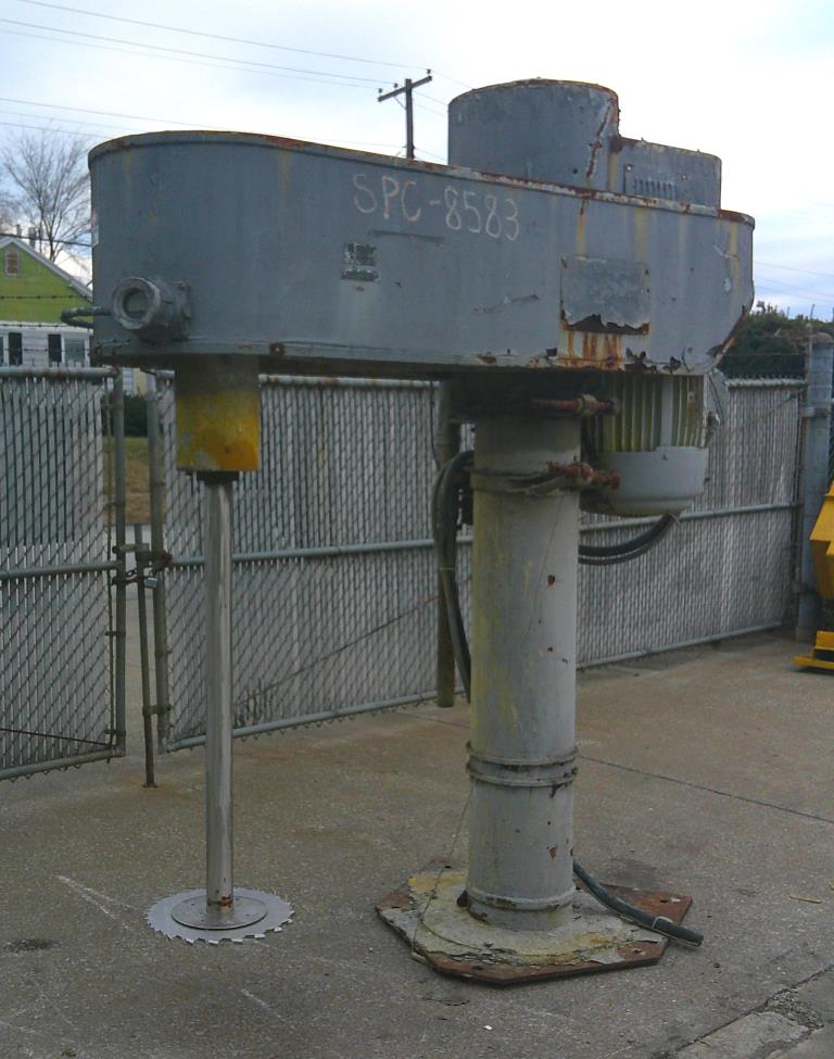 Mixer and Blender 50 hp Hockmeyer disperser, air over oil lift