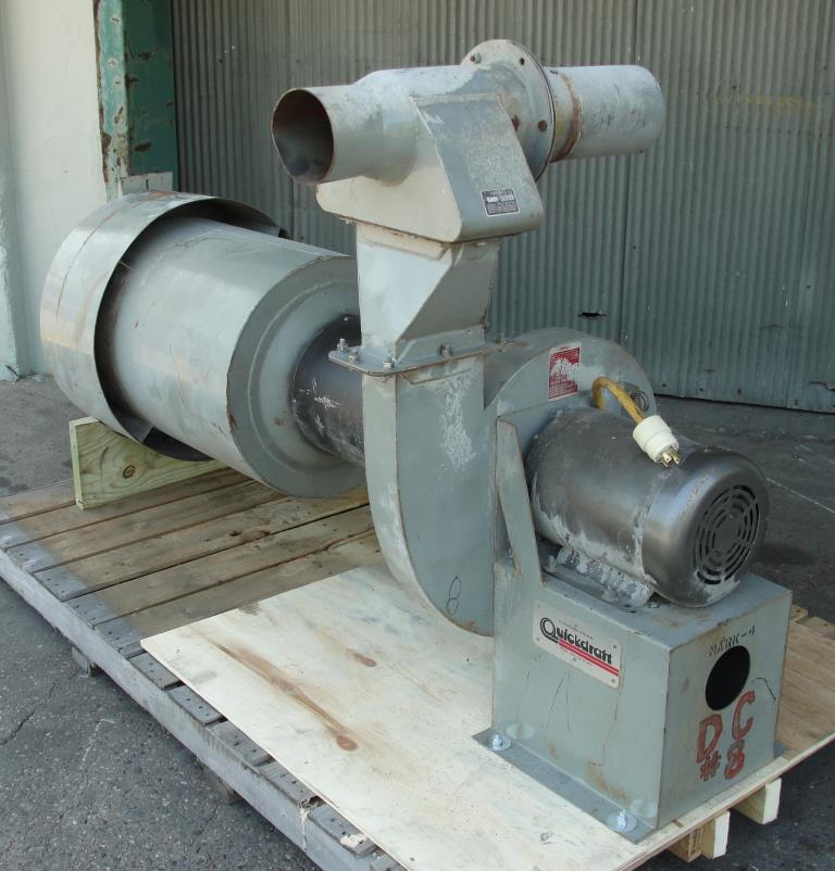 Blower centrifugal fan Quickdraft model MH-6 1/5, 7.5 hp, CS