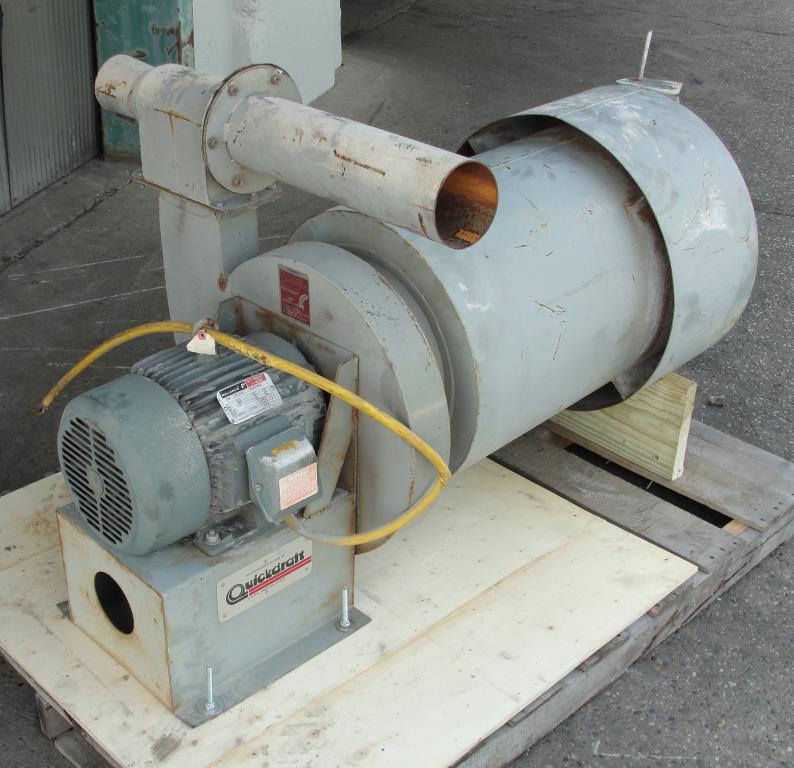 Blower centrifugal fan Quickdraft model MH-5 1/2, 7.5 hp, CS