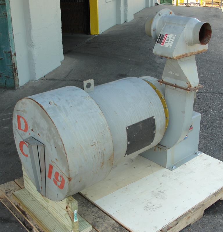 Blower centrifugal fan Quickdraft model MH-6.5, 7.5 hp, CS