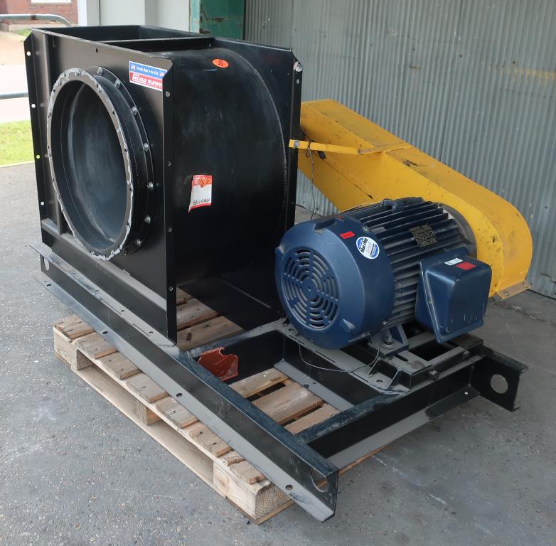 Blower 10,500 cfm centrifugal fan Chicago size 20 model MB-SQB-S3-20, 40 hp, CS