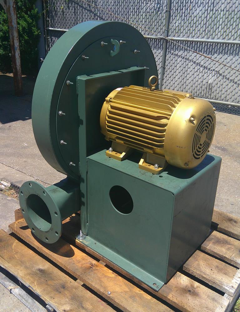 Blower 2,200 cfm centrifugal fan New York Blower model ARR-4, 25 hp, CS
