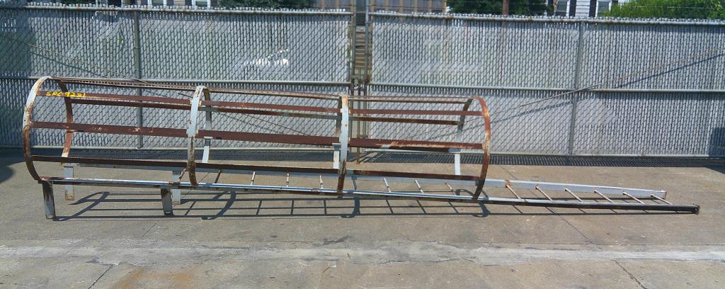 Miscellaneous Equipment stairways and safety cross over stairway, 36 by 46: by 225, CS, 16 step ladder