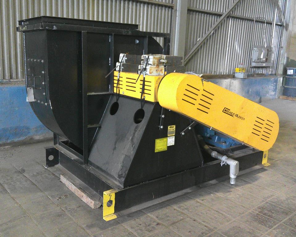 Blower 36,000 cfm centrifugal fan Chicago Blower size 365 125 hp, CS
