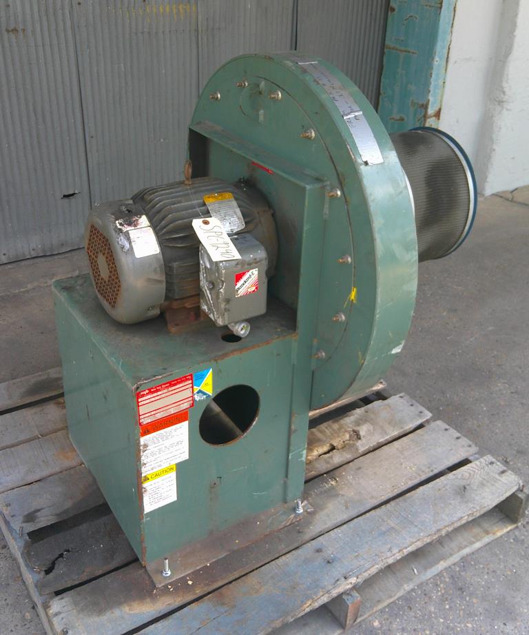 Blower 714 cfm centrifugal fan New York Blower 7.5 hp, CS