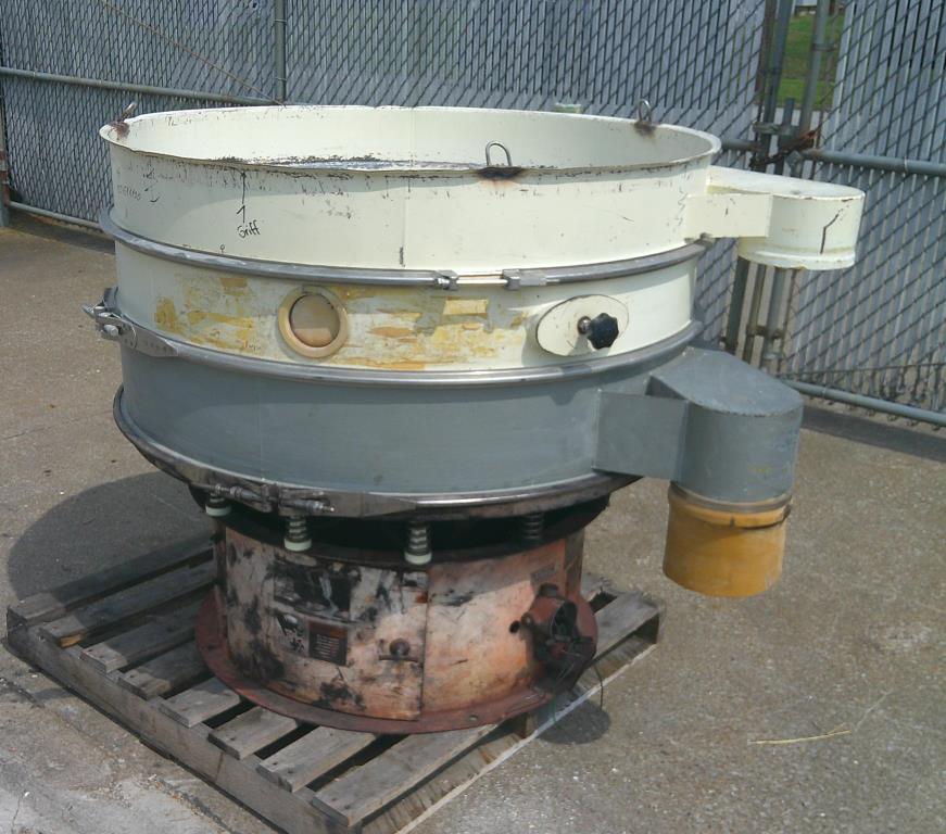 Vibratory Screener and Sifter 48 Sweco circular shaker screener, 2 deck, CS