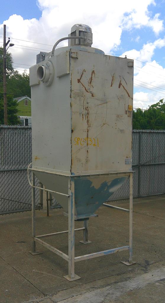 Dust Collector 300 sq.ft. Sternvent Co. shaker type dust collector 7.5 hp fan
