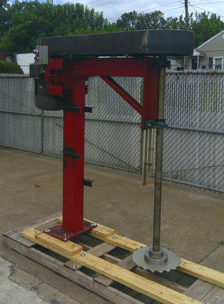 Mixer and Blender 20 hp disperser, no lift, stationary style