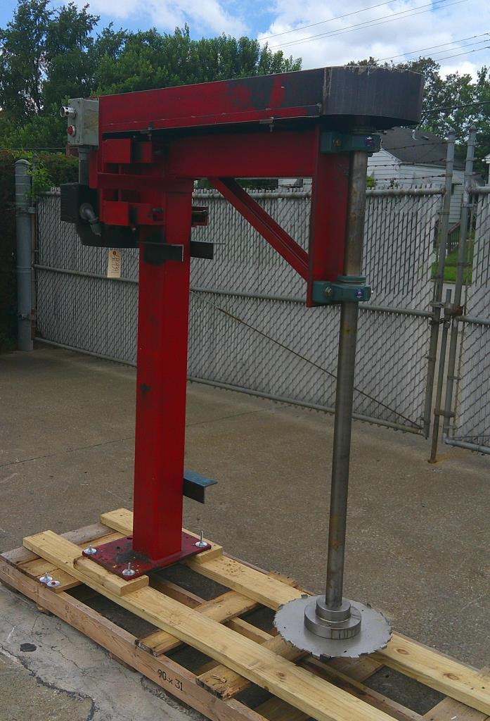 Mixer and Blender 15 hp disperser, no lift, stationary style