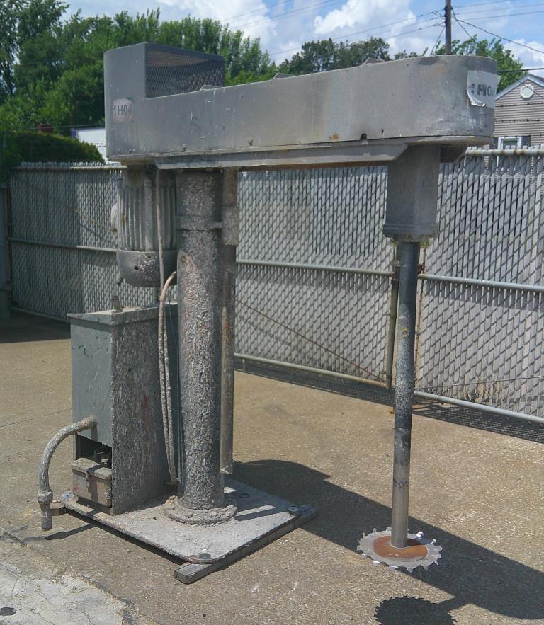 Mixer and Blender 20 hp disperser, hydraulic power unit lift