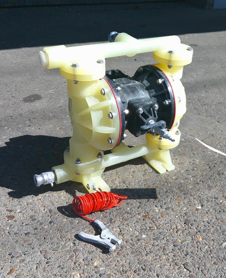 Pump 1 Sandpiper IDEX Corp diaphragm pump, poly