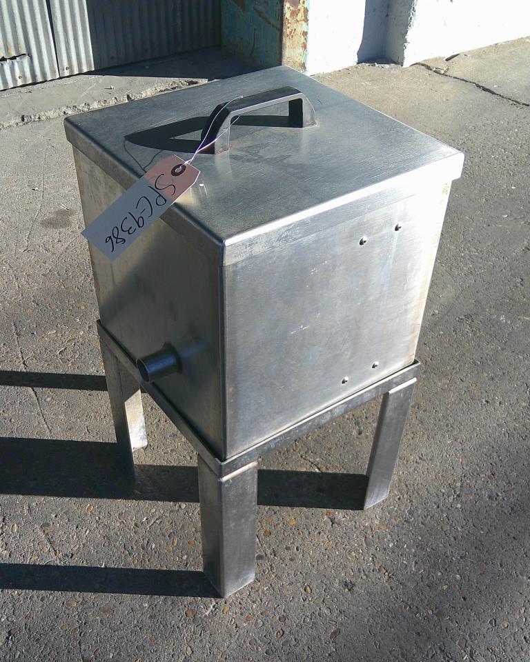 Tank 7 gallon vertical tank, Stainless Steel, flat