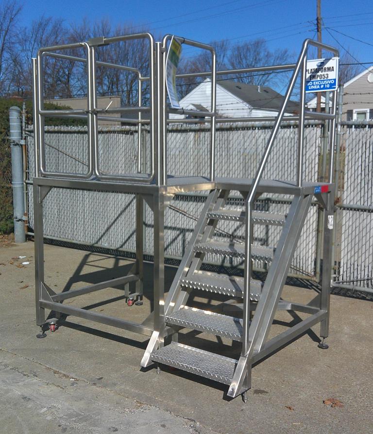 Miscellaneous Equipment 21.6 sq ft mezzanines and work platforms Bemier Machine Shop Stainless Steel