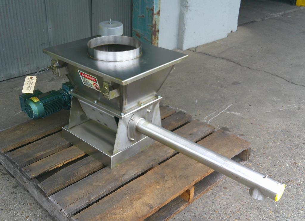 Feeder 3.25 Metalfab screw feeder Stainless Steel