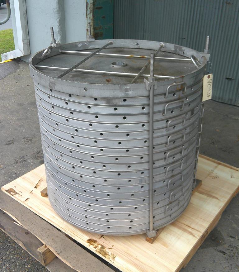 Filters 33 Sparkler horizontal plate filter Stainless Steel, 18 plate stack